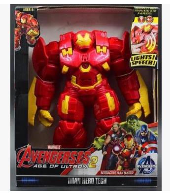 30cm Avengers Iron Man Hulk Captain America Thor Spiderman Model Decoration Model Toy