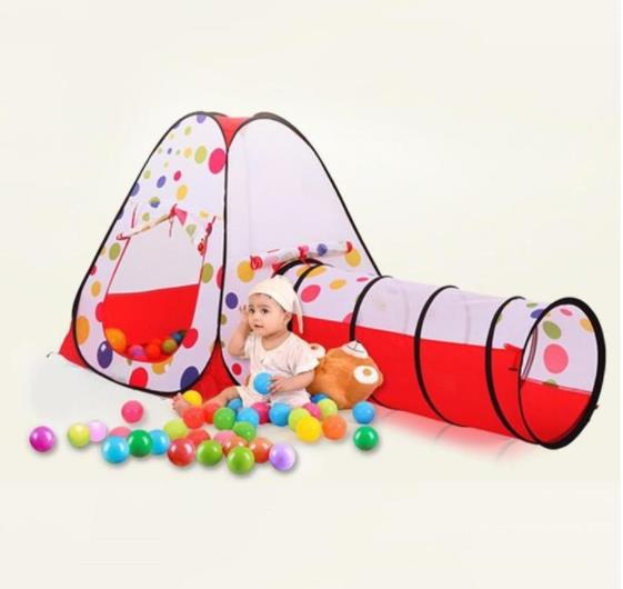 3 in 1 Portable Pop up Playhouse