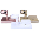 2 In 1 Charging Dock Station Desktop Cradle Phone Stand for iPhone X 8 7 Plus 6S 5 5S SE for Iphone Watch I II III Charger Holder