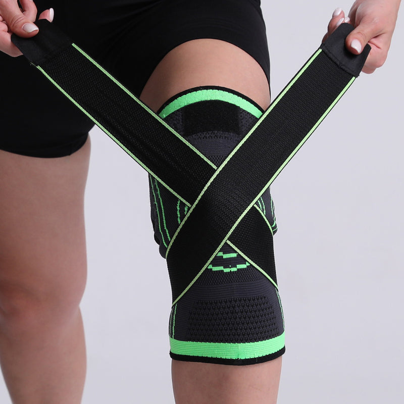 Protective sports kneepad running bandage