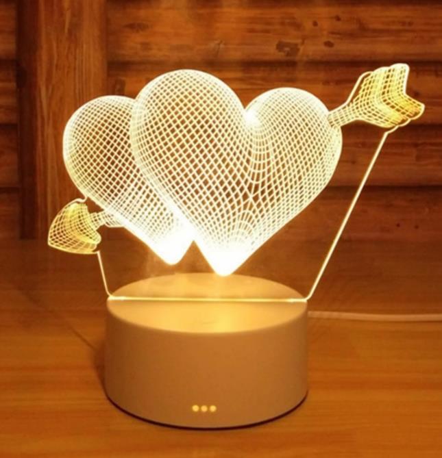 Romantic 3D lamp