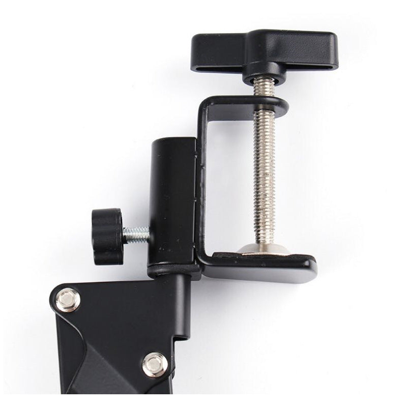 Telescopic bracket adjustable wall mount microphone bracket