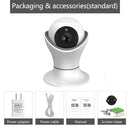 Rede sem fio Home Security CCTV Camera, rotação de 360 graus, monitor do bebê, câmera IP WiFi, vídeo de 360 graus, 1080p, Tuya