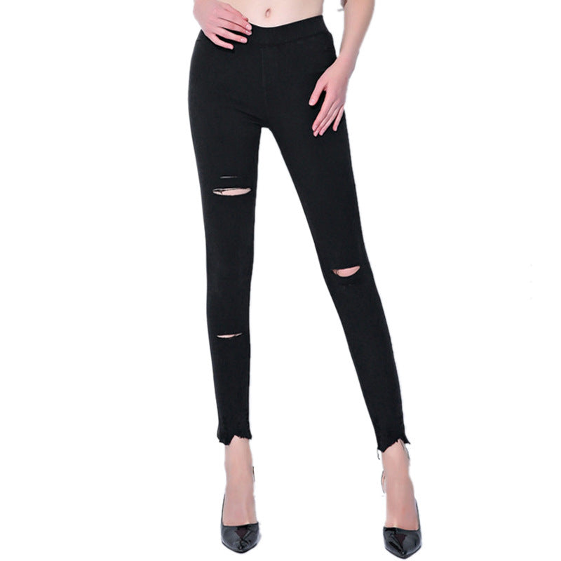 Imitation jeans leggings