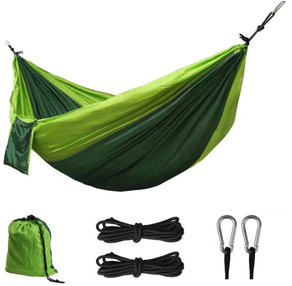 Portable Hammock Double Person Camping Survival Garden Swing Hunting Hanging Sleeping Chair Travel Furniture Parachute Hammocks