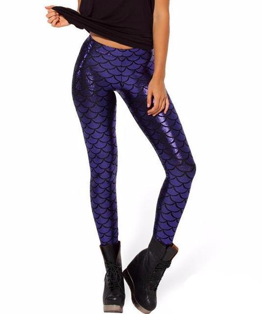 What Kinda Mermaid Are You? - 10 Colourful Fish Scale Leggings