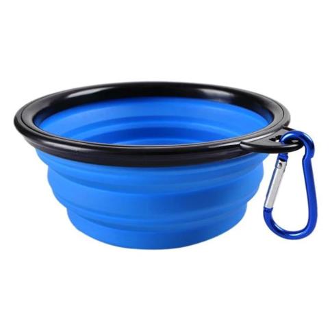 Dog Bowl Portable Foldable Collapsible Silicone Pet Cat Dog Food Water Feeding Travel Bowl