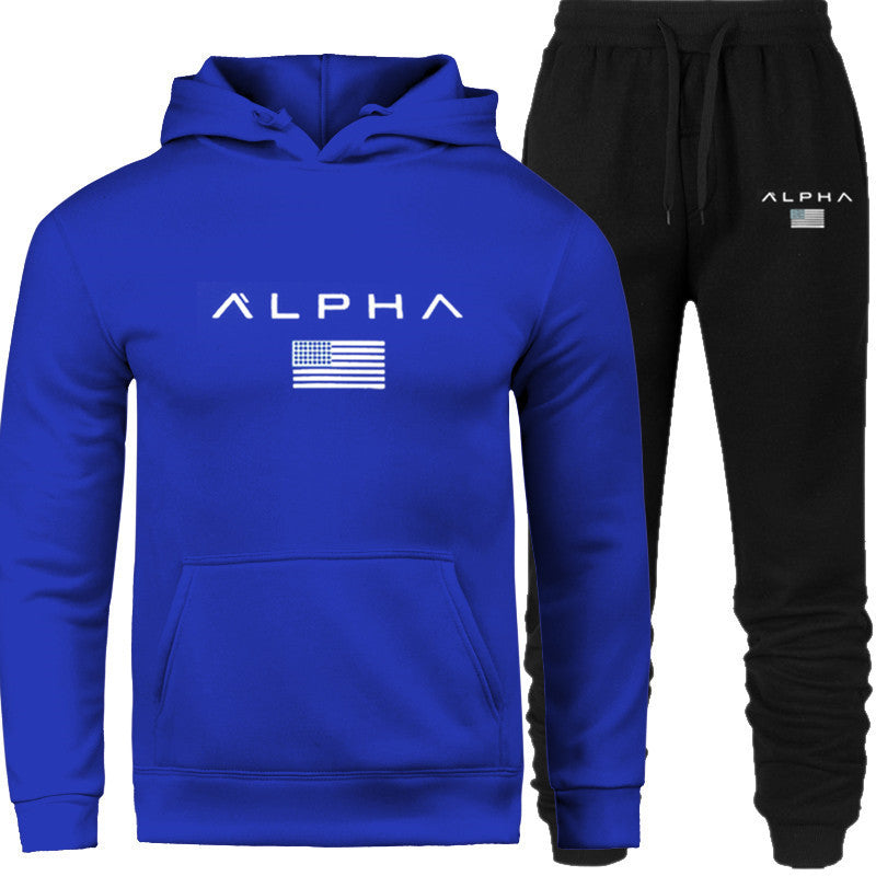 Men's Hooded Sweatshirt Set