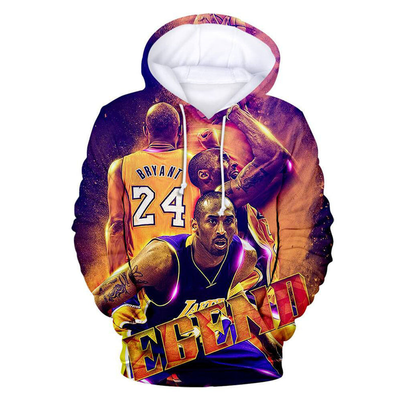 Kobe 3D Color Hooded Sweatshirt