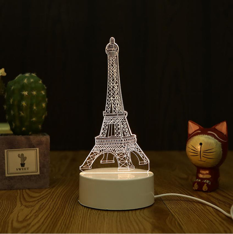 Romantic 3D lamp