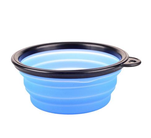 Dog Bowl Portable Foldable Collapsible Silicone Pet Cat Dog Food Water Feeding Travel Bowl