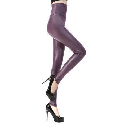 PU leather leggings