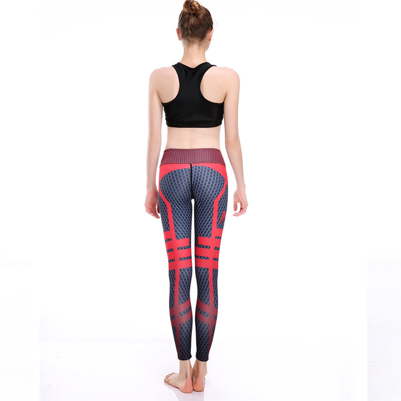 Fashion printed yoga pants