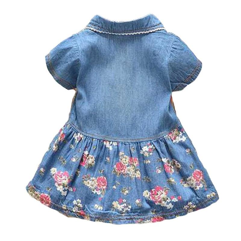 Bow Baby Denim Dress