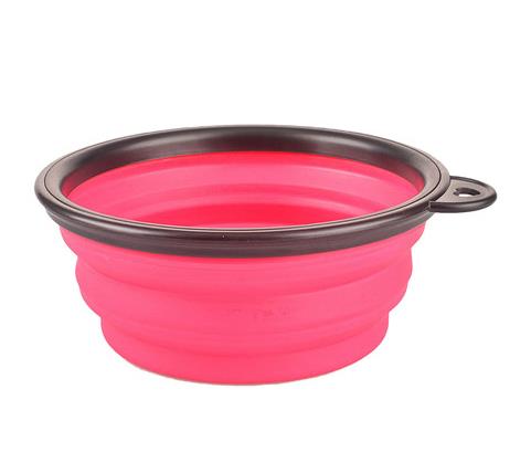 Dog Bowl Portable Foldable Collapsible Silicone Pet Cat Dog Food Water Feeding Travel Bowl