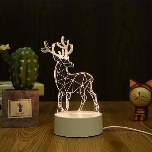 Romantic 3D lamp