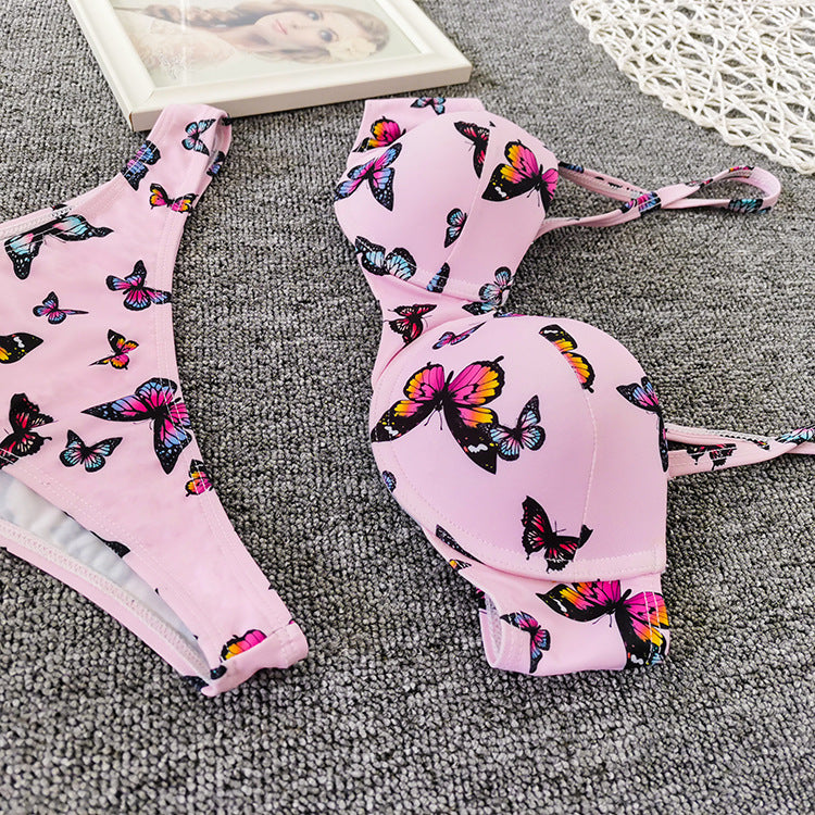 Bikini butterfly print