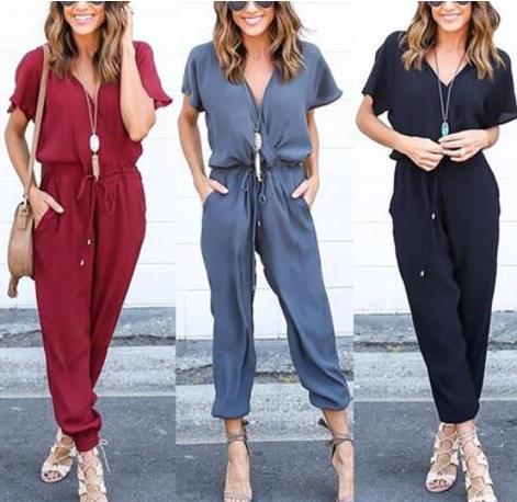 Long Jumpsuit with Belt