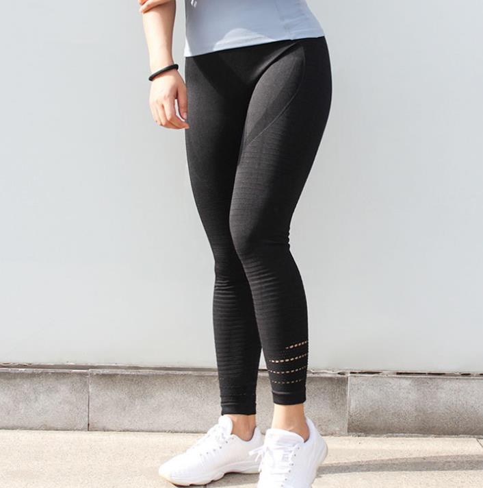 New yoga pants women tight elastic high waist running peach hip fitness pants sports suit pants