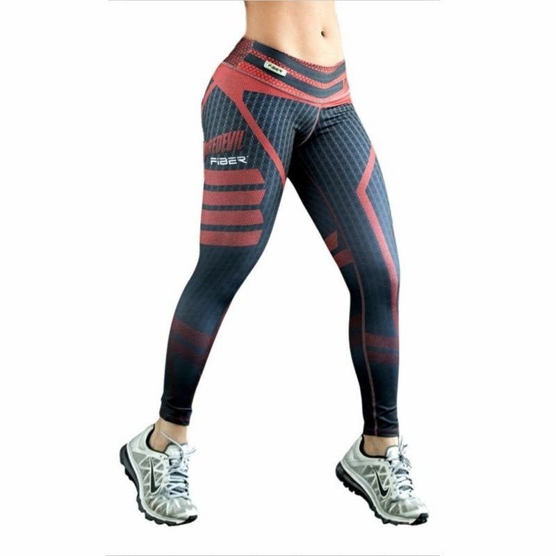 Fashion printed yoga pants