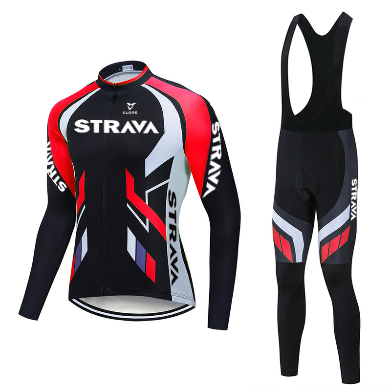 Long Sleeve Cycling Jersey Suit Men's Cycling Wear