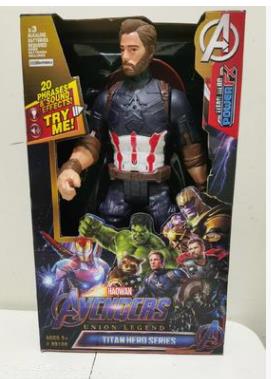 30cm Avengers Iron Man Hulk Captain America Thor Spiderman Model Decoration Model Toy