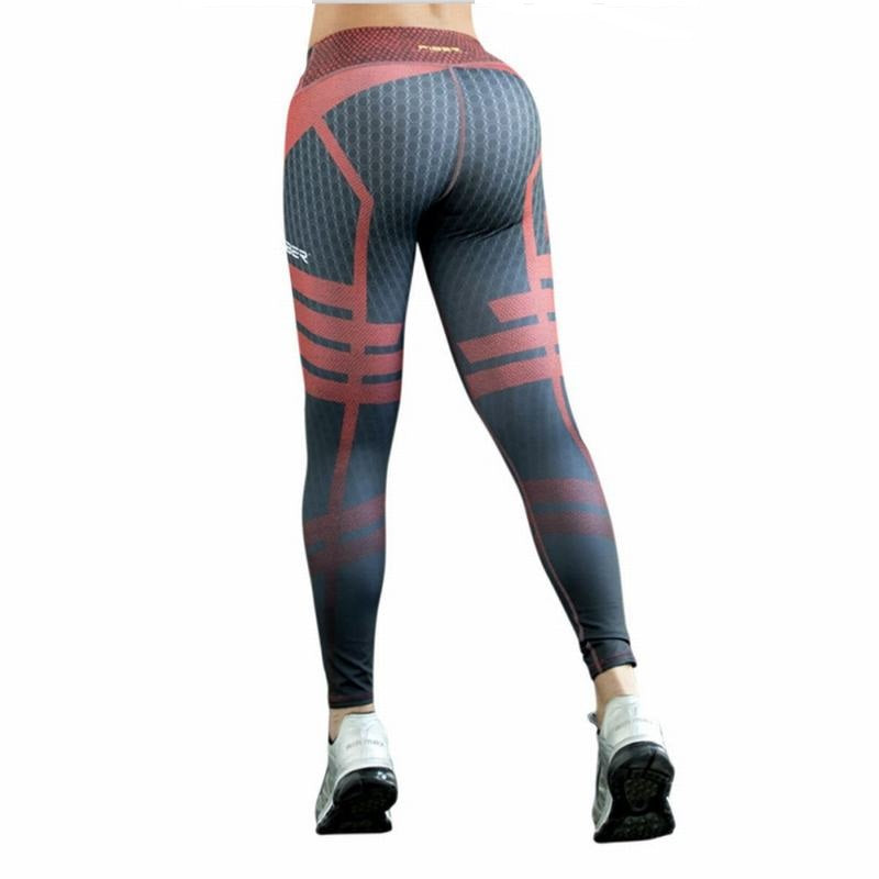 Fashion printed yoga pants