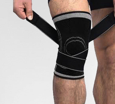 Protective sports kneepad running bandage