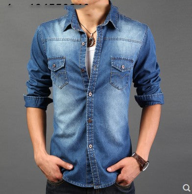 Men's denim shirt