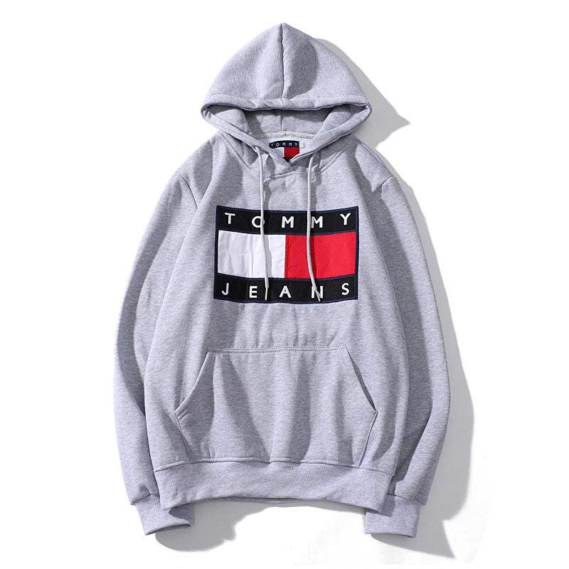 Oversized plus fleece hooded sweatshirt