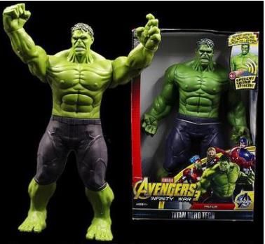 30cm Avengers Iron Man Hulk Captain America Thor Spiderman Model Decoration Model Toy