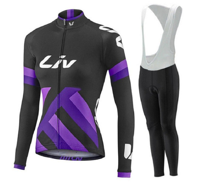 LIV Ladies Team Edition Long Sleeve Cycling Jersey Suit