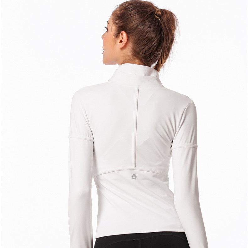 Yoga wear jacket Long sleeve yoga wear jacket for running