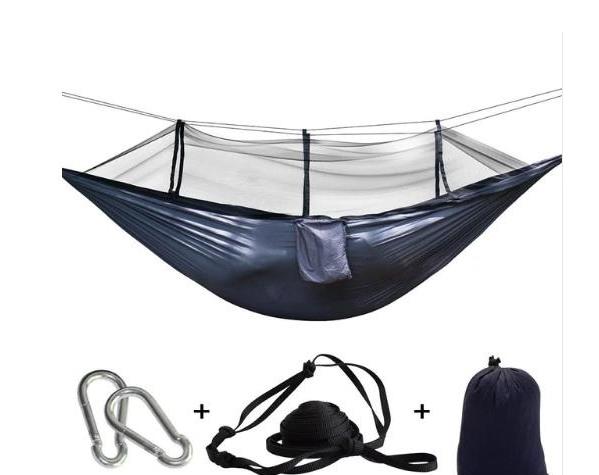 Portable Hammock Double Person Camping Survival Garden Swing Hunting Hanging Sleeping Chair Travel Furniture Parachute Hammocks