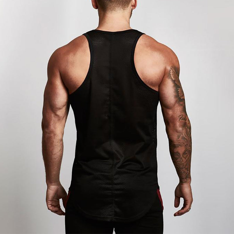 Batman mesh breathable sports fitness vest