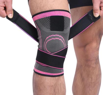 Protective sports kneepad running bandage