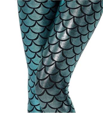 What Kinda Mermaid Are You? - 10 Colourful Fish Scale Leggings