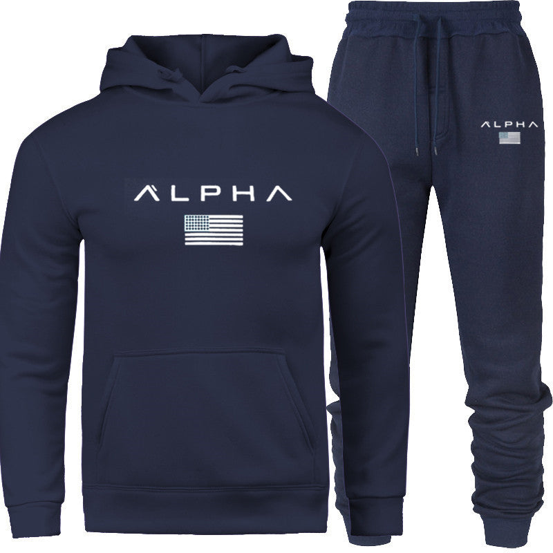 Men's Hooded Sweatshirt Set