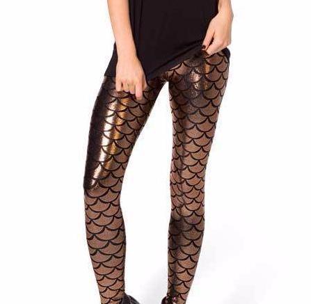 What Kinda Mermaid Are You? - 10 Colourful Fish Scale Leggings