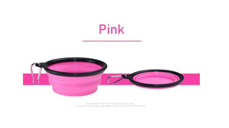 Dog Bowl Portable Foldable Collapsible Silicone Pet Cat Dog Food Water Feeding Travel Bowl