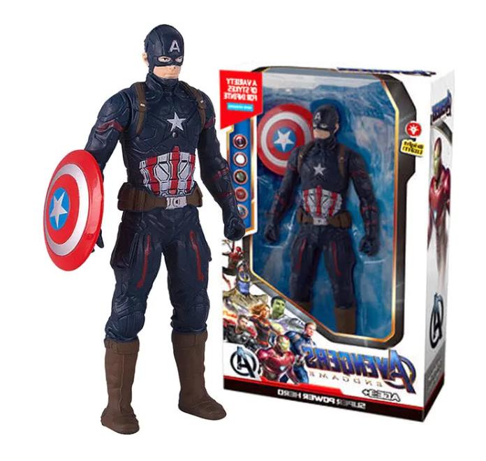 30cm Avengers Iron Man Hulk Captain America Thor Spiderman Model Decoration Model Toy