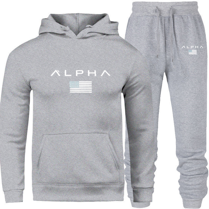 Men's Hooded Sweatshirt Set