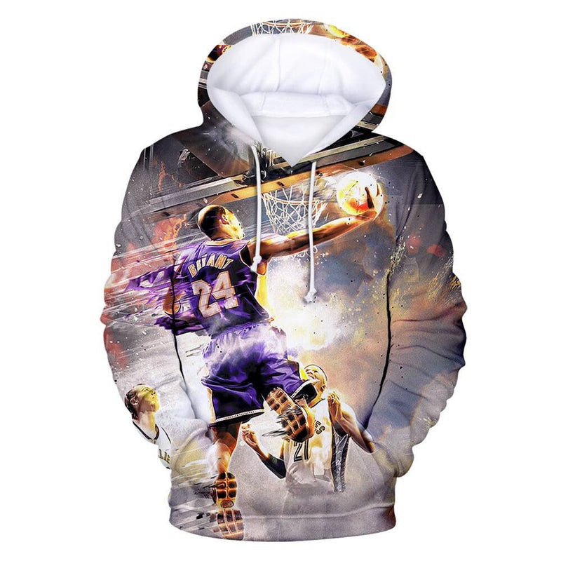 Kobe 3D Color Hooded Sweatshirt