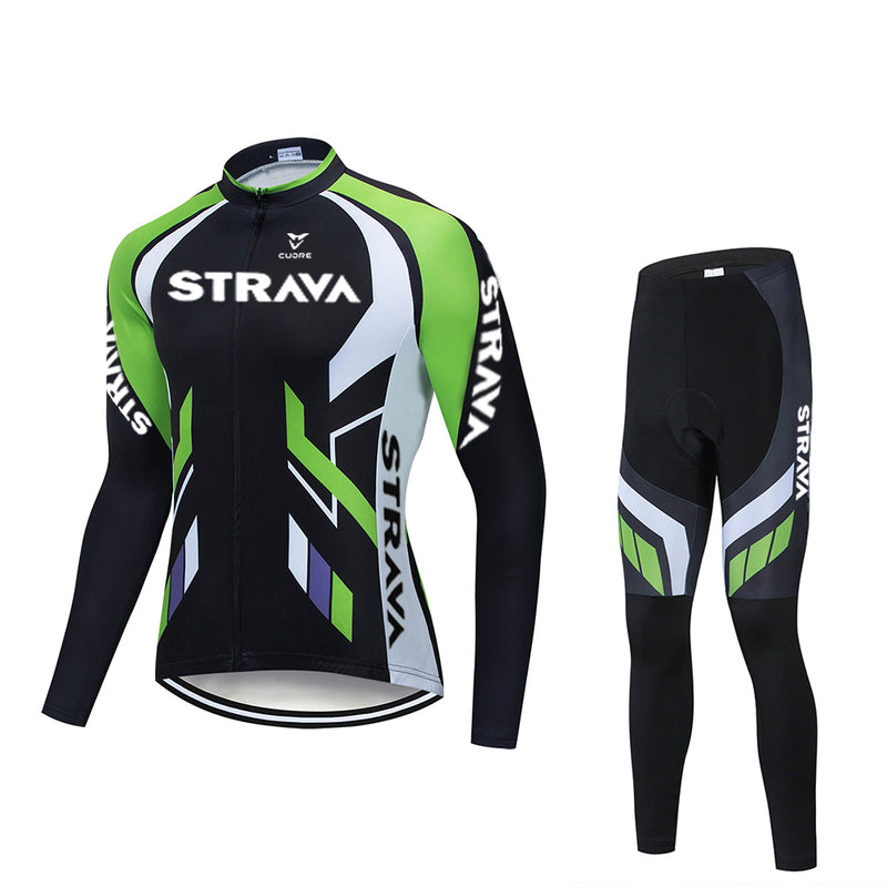 Long Sleeve Cycling Jersey Suit Men's Cycling Wear