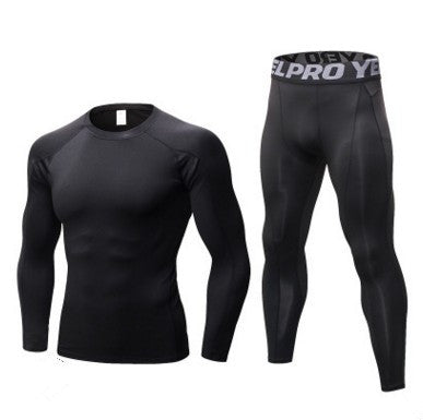 M?nner Bodybuilding Lauf Compression Training Sets Strumpfhosen Lange ?rmel Shirts Hosen Leggings Sport Anzüge Fitness Sportbekleidung