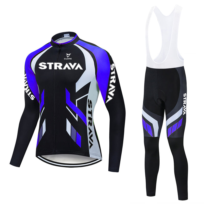 Long Sleeve Cycling Jersey Suit Men's Cycling Wear