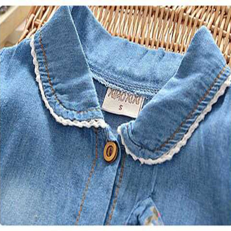 Bow Baby Denim Dress