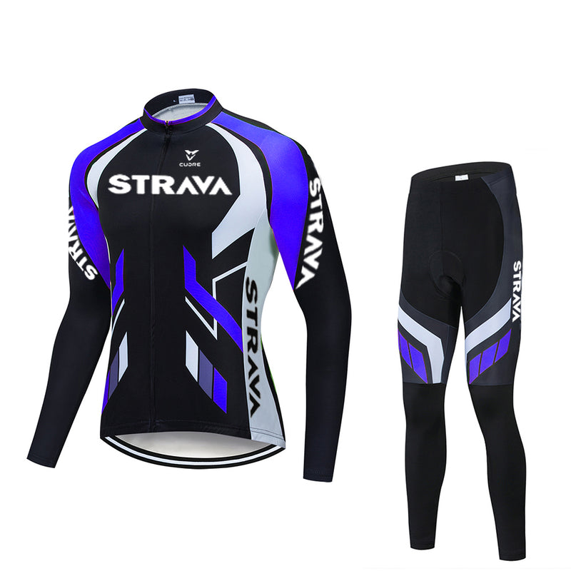 Long Sleeve Cycling Jersey Suit Men's Cycling Wear