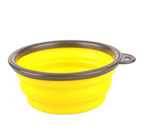 Dog Bowl Portable Foldable Collapsible Silicone Pet Cat Dog Food Water Feeding Travel Bowl