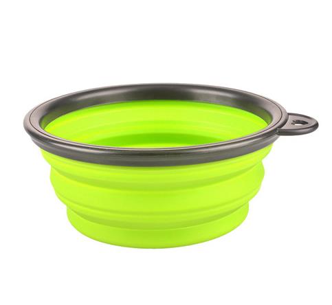 Dog Bowl Portable Foldable Collapsible Silicone Pet Cat Dog Food Water Feeding Travel Bowl